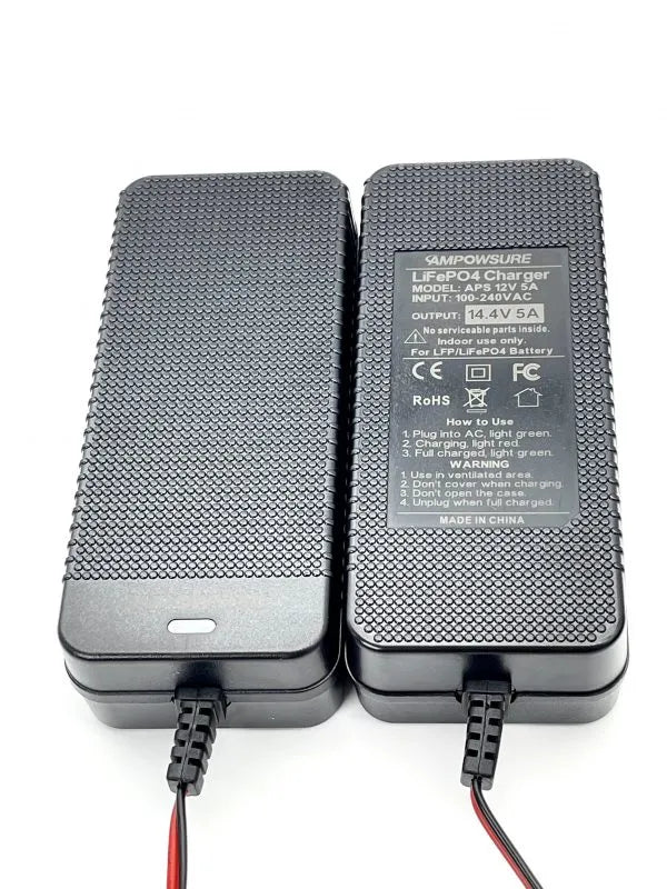 12V 5A Lithium Battery Charger (LiFeP04)