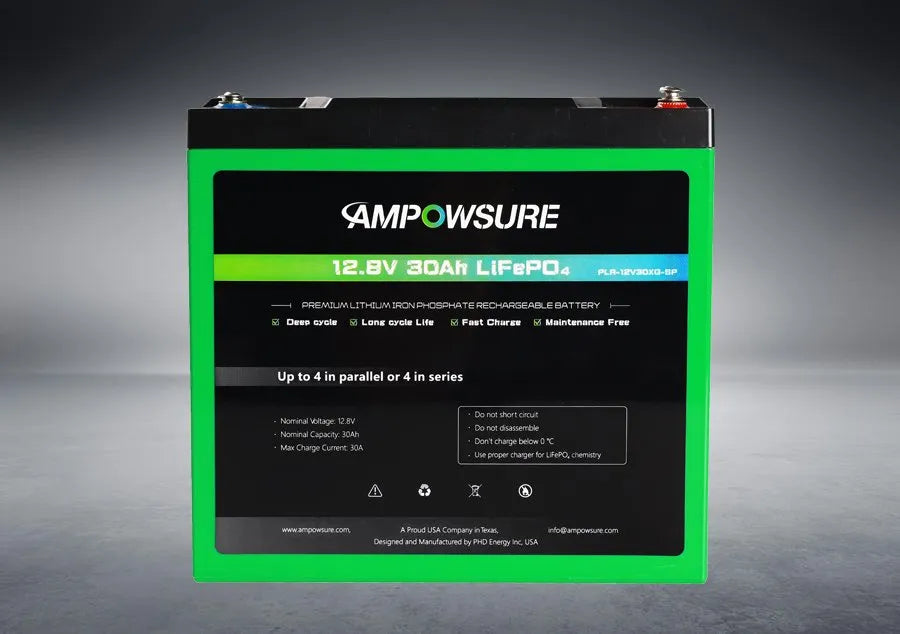 Ampowsure - 12V30AH Lithium Battery (LiFeP04)