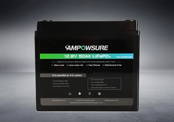 Ampowsure - 12V50AH Lithium Battery (LiFeP04)