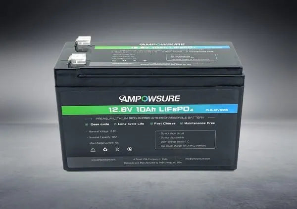 Ampowsure - 12V10AH Lithium Battery (LiFeP04)