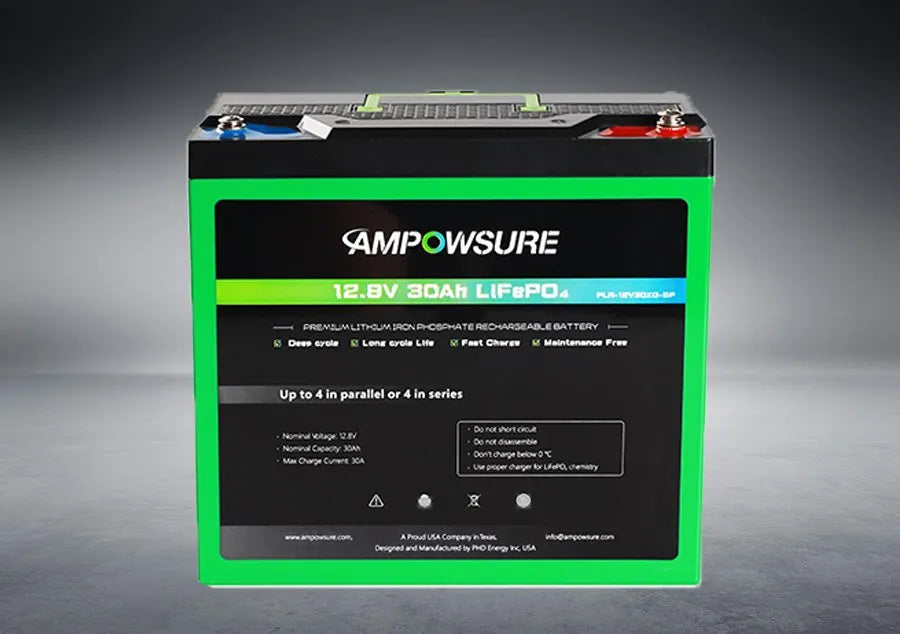 Ampowsure - 12V30AH Lithium Battery (LiFeP04)