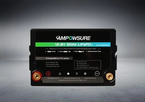 Ampowsure - 12V50AH Lithium Battery (LiFeP04)