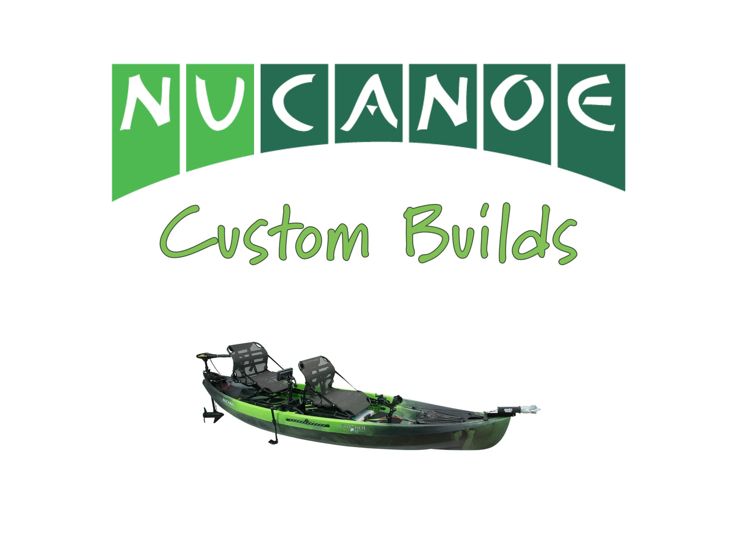 NuCanoe Customs | Frontier 12 Tandem Fishing Kayak
