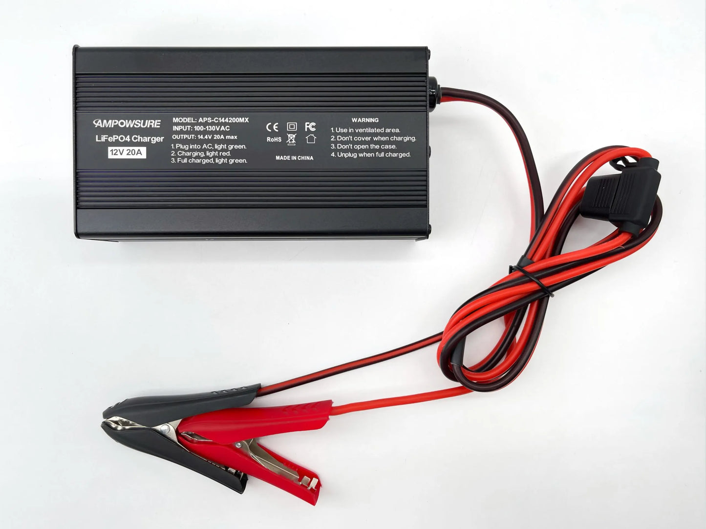 12V 20A Lithium Battery Charger (LiFeP04)