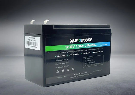 Ampowsure - 12V10AH Lithium Battery (LiFeP04)