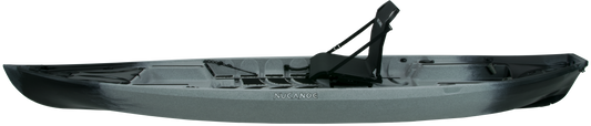 NuCanoe Pursuit 13.5' Fishing Kayak with FUSION Seat | TopLoad Aluminum Tracks